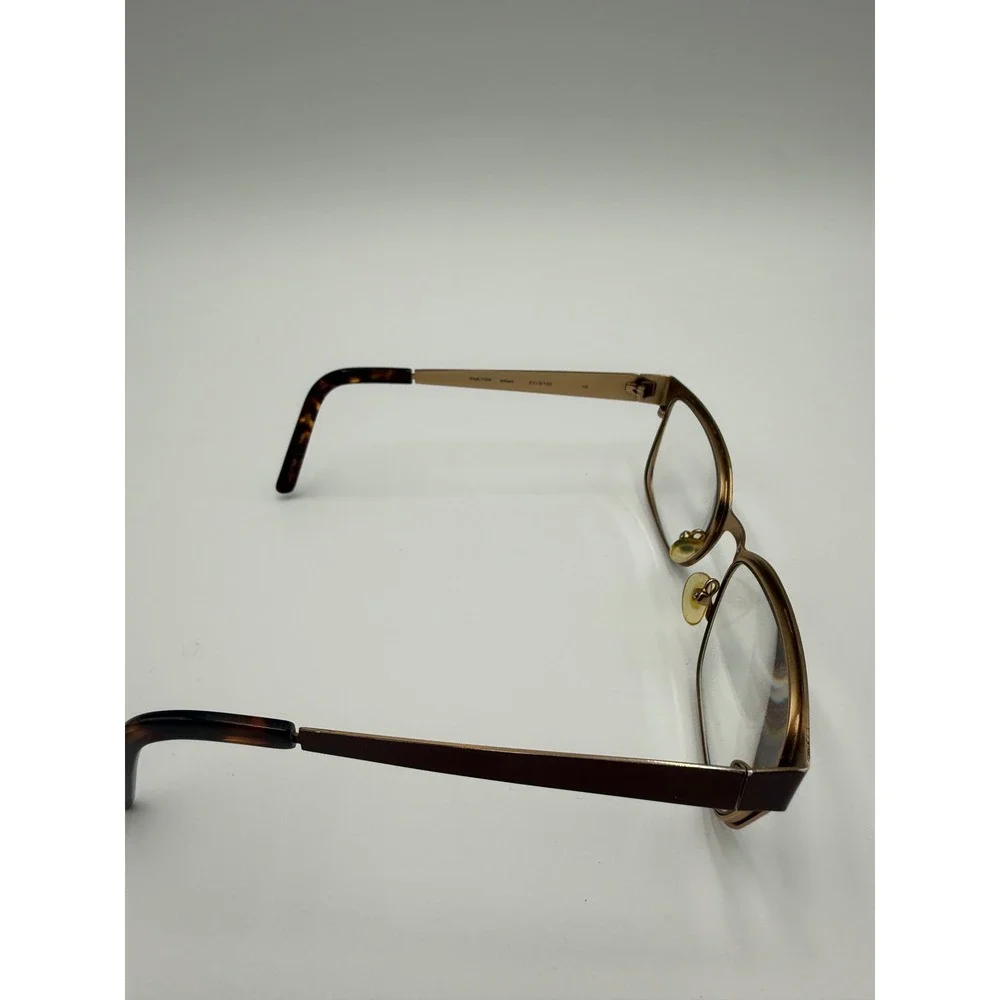 Eco Eyeglasses Women 51-16-140 Brown Bronze Good Rectangular Metal Frames